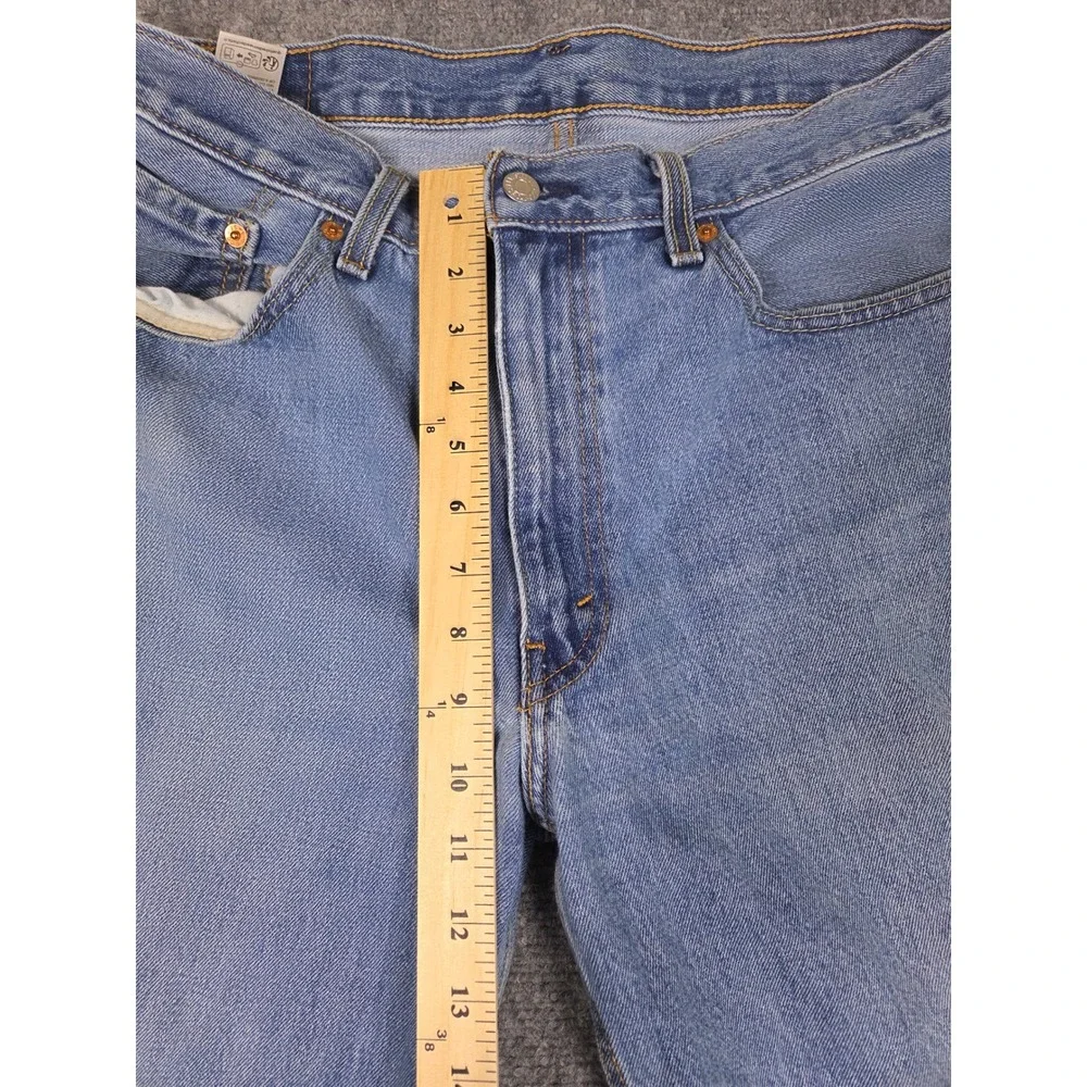 Levi's 550 Relaxed Fit Jeans Mens 36x30 Blue Denim Tapered Leg 00550-4891 - Picture 13 of 13